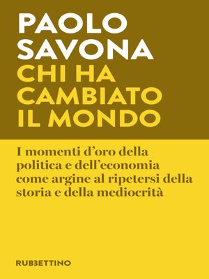 cover image of Chi ha cambiato il mondo